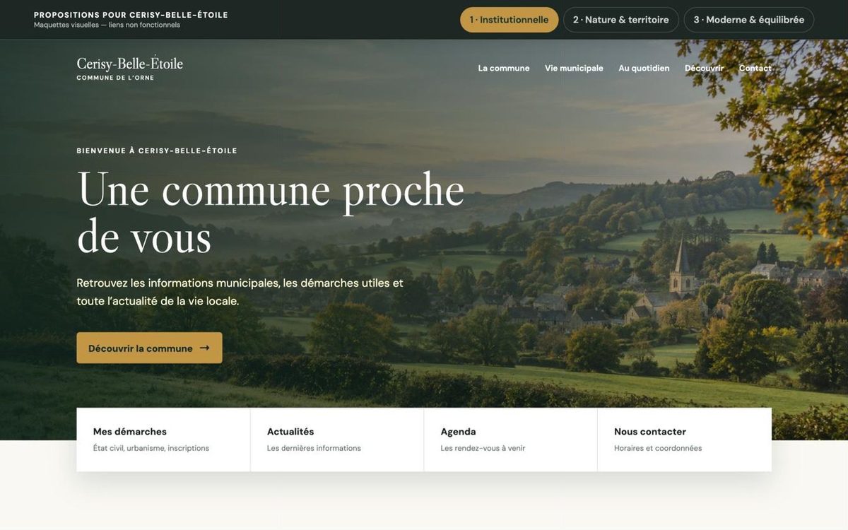 Prototype du site Cerisy-Belle-Étoile